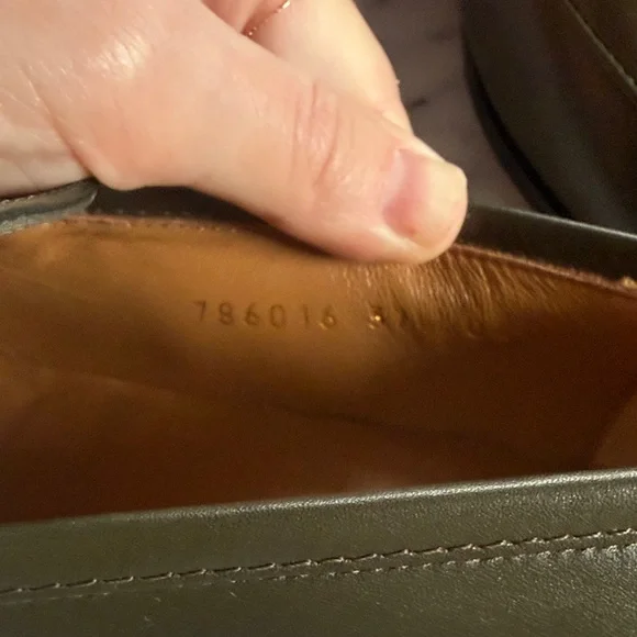 Gucci Olive Leather Loafers - Picture 4 of 6